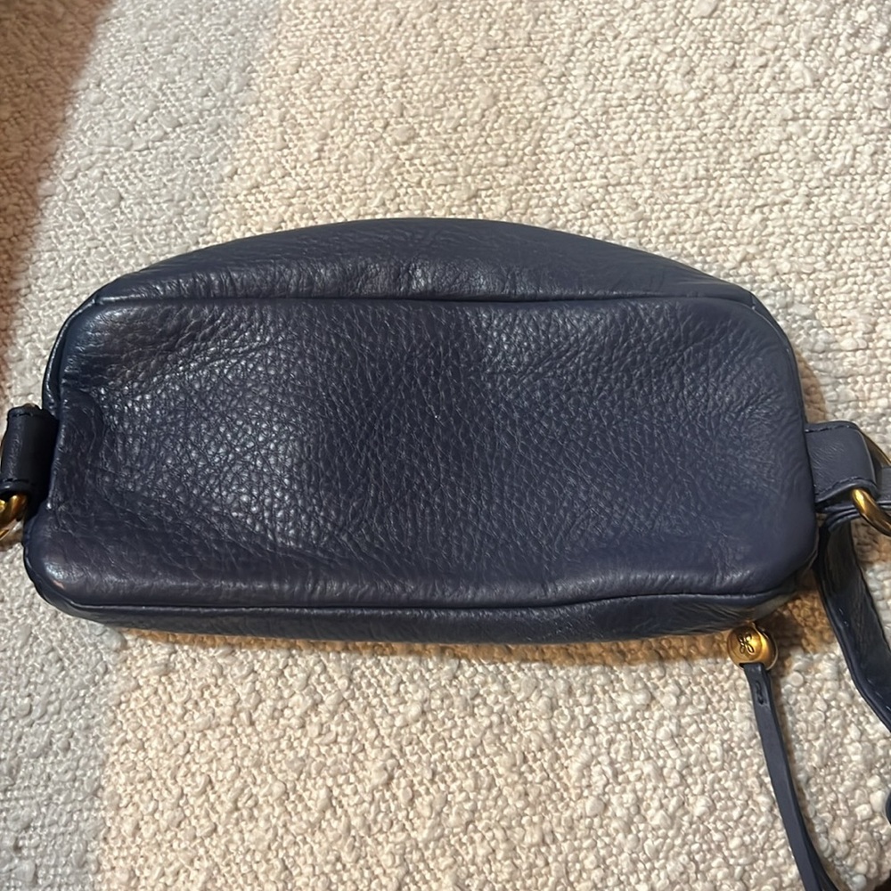 Navy Hobo Fern Leather Belt Bag - Picture 12 of 15